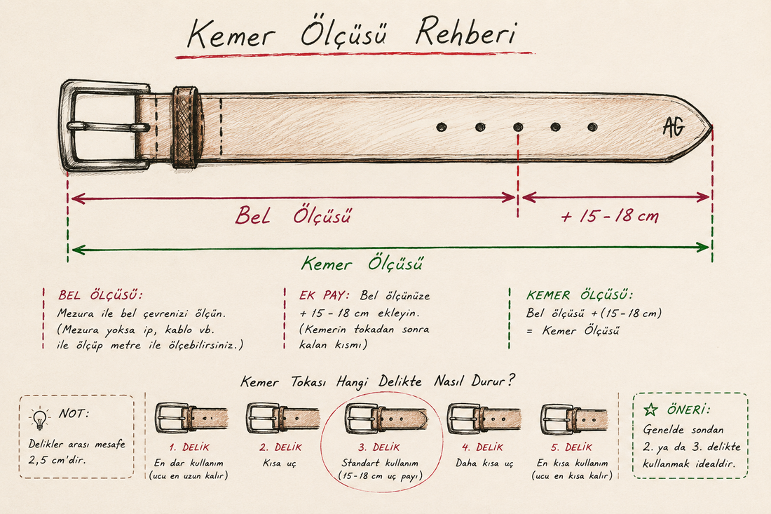 Kemer ölçüsü nedir? Doğru kemer ölçüsü nasıl alınır?