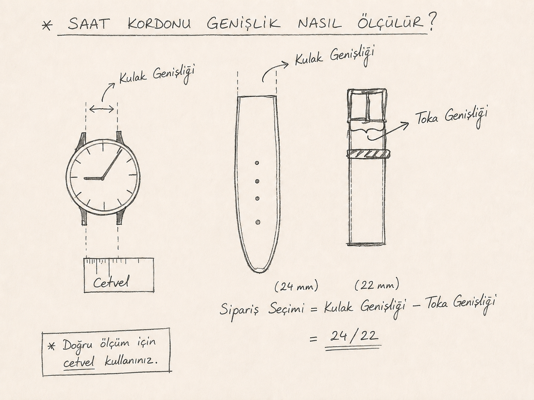 Saat Kordonu Ölçüsü Nasıl Alınır?
