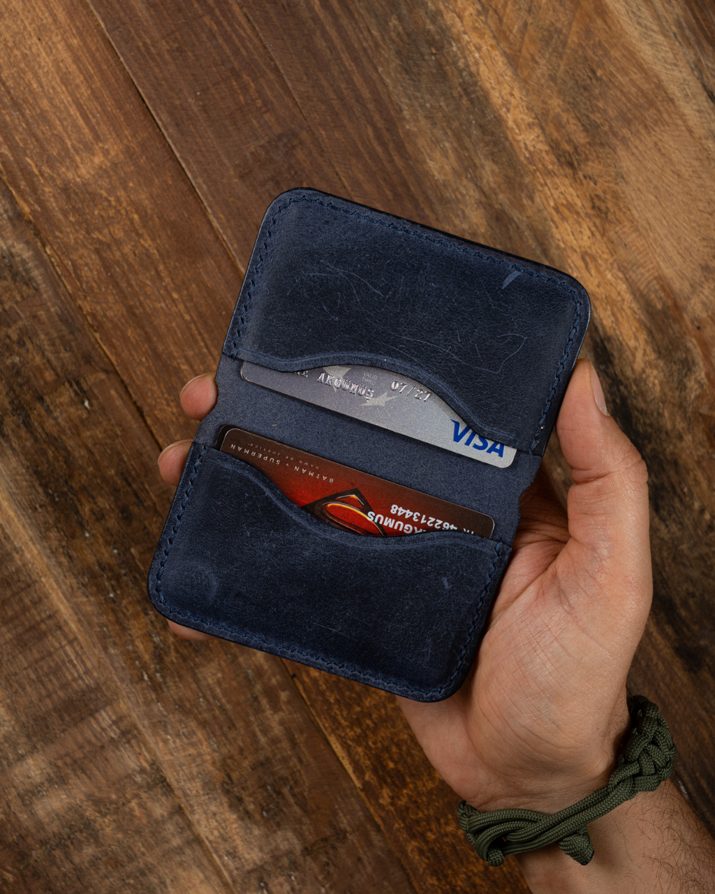 El Yapımı Premium Deri Kartlık - Wings | Signature