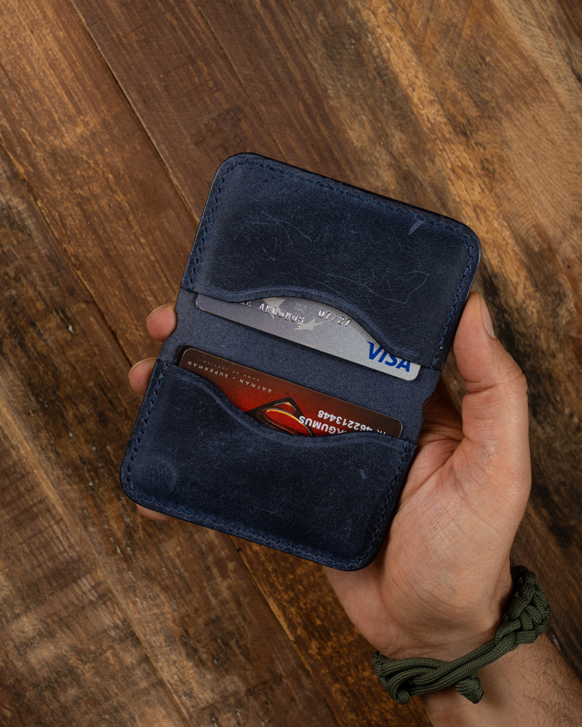 El Yapımı Premium Deri Kartlık - Wings | Signature