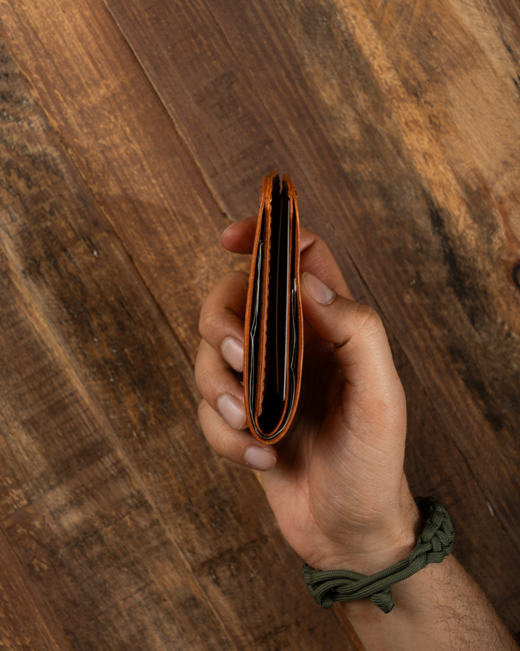 El Yapımı Spor Deri Cüzdan – Bifold | Signature