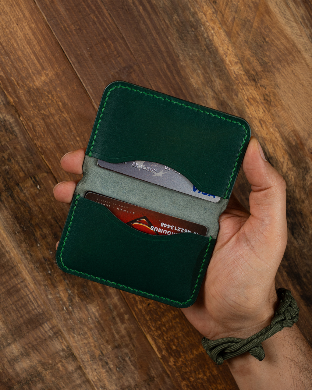 El Yapımı Premium Deri Kartlık - Wings | Signature