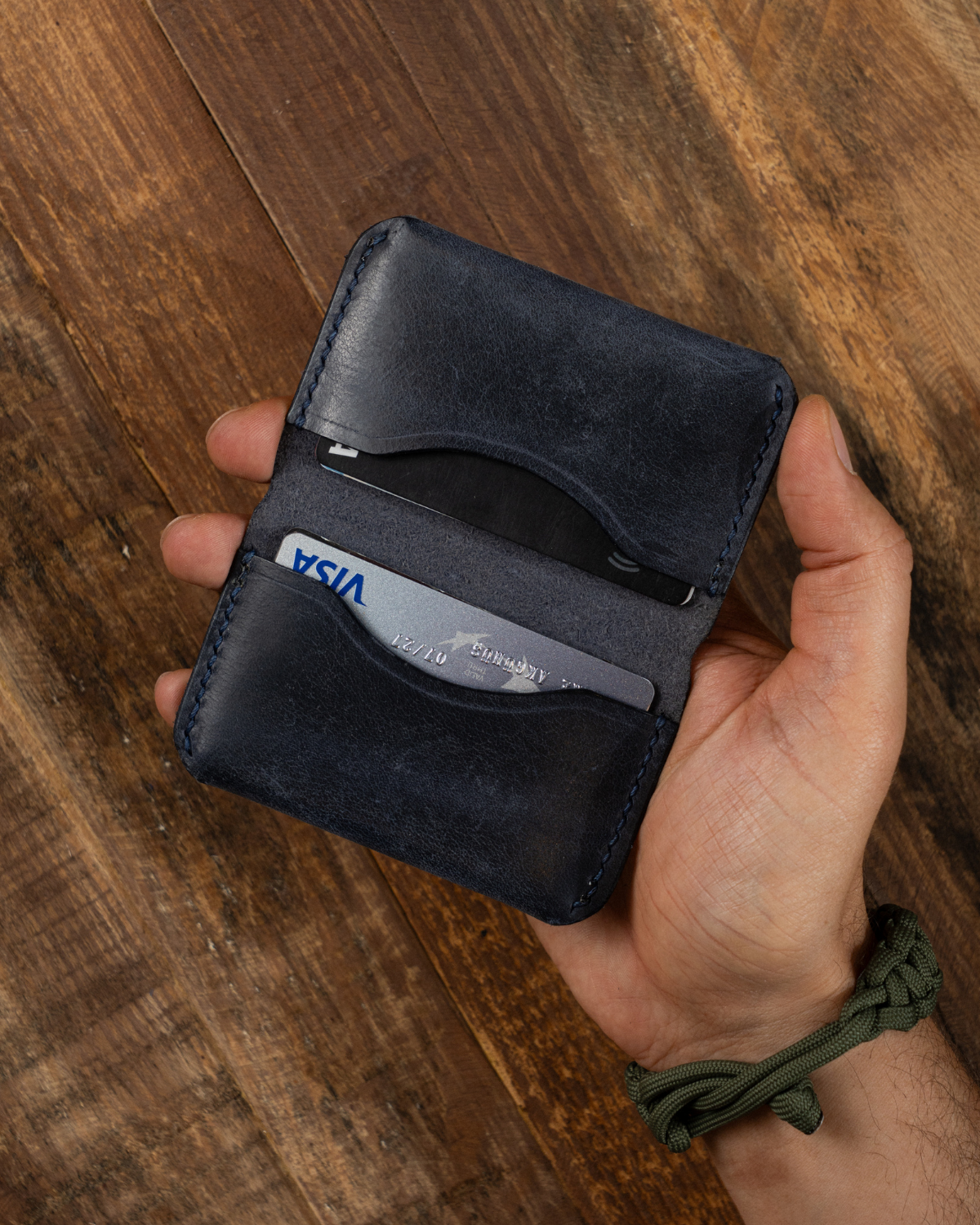 İnce ve Minimal Deri Kartlık - Wings Mini | Signature