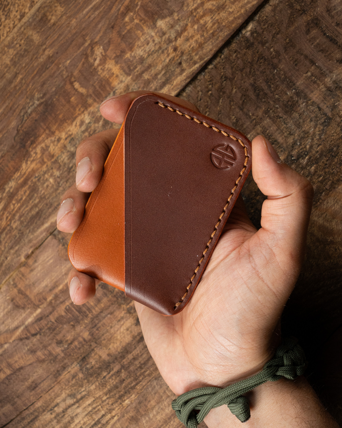 El Yapımı Bitkisel Deri Kartlık - Hyena Premium