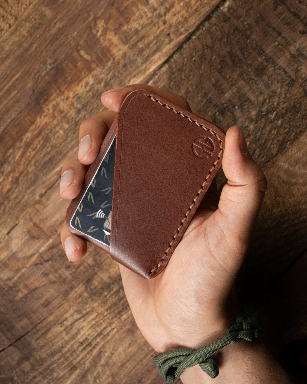 El Yapımı Bitkisel Deri Kartlık - Hyena Premium