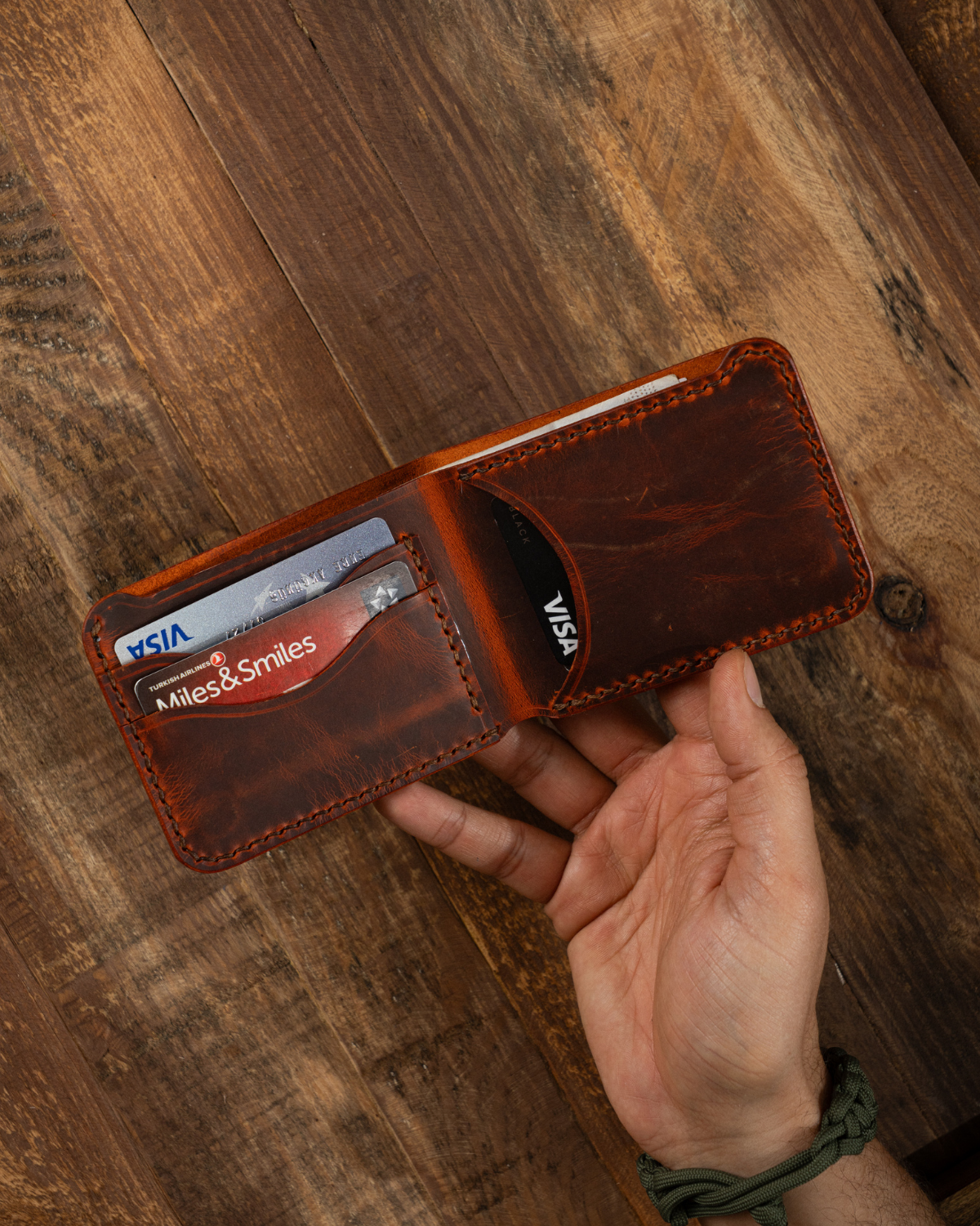 El Yapımı Deri Cüzdan – Bifold Premium | Özgün Tasarım